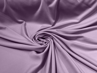 Lilac 59/60" Wide 100% Polyester Wrinkle Free Stretch Double Knit Scuba Fabric/cosplay/costumes