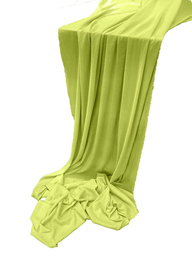 Lime Green Cotton Gauze Sheer Table Runner for Wedding, Decorations for Birthday Parties, Banquets, Engagements.