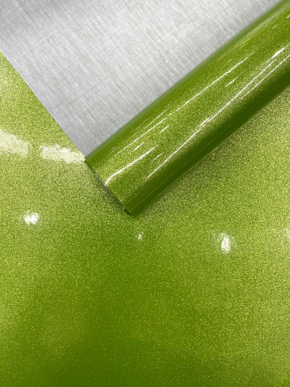 Sparkle Glitter Upholstery Vinyl Fabric / Crafting Apparel Upholstery Vinyl Fabric 54" Wide.