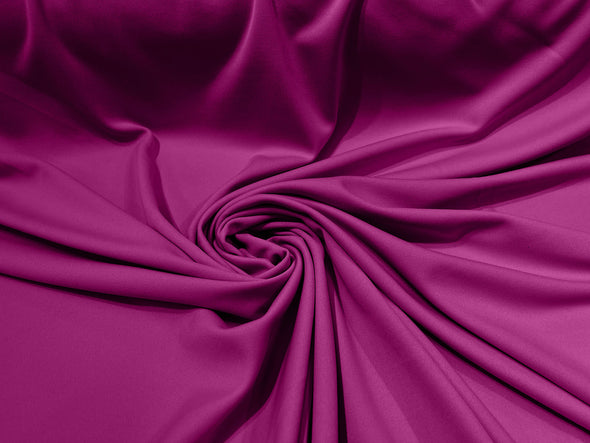 Magenta 59/60" Wide 100% Polyester Wrinkle Free Stretch Double Knit Scuba Fabric/cosplay/costumes