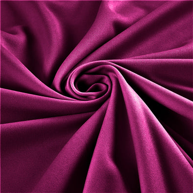 Magenta Stretch Crepe Scuba Techno Knit Polyester Spandex Fabric for Bows, Top Knots, Head Wraps, Clothes, Costumes, Craft.