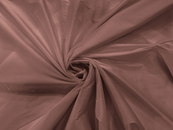 Mauve 100% Polyester Imitation Silk Taffeta Fabric 55" Wide/Costume/Dress/Cosplay/Wedding