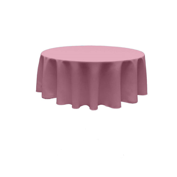 Mauve Polyester Poplin Tablecloth Seamless