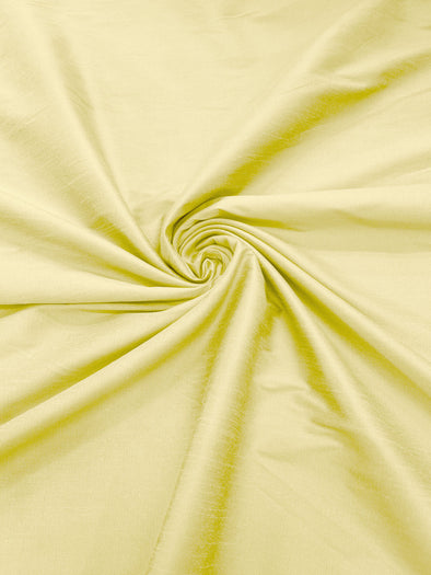 Maze Yellow Polyester Dupioni Faux Silk Fabric/ 55” Wide/Wedding Fabric/Home Décor.