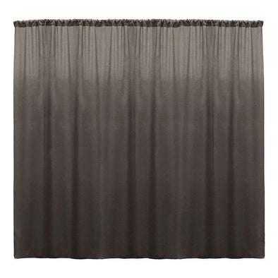 Medium Gray SEAMLESS Backdrop Drape Panel All Size Available in Polyester Poplin Party Supplies Curtains