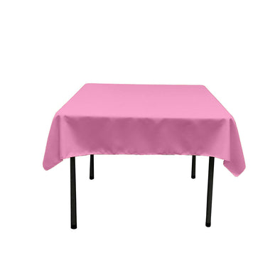 Mexi Pink Square Polyester Poplin Table Overlay - Diamond. Choose Size Below