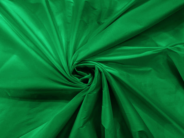 Mexican Green  100% Polyester Imitation Silk Taffeta Fabric 55" Wide/Costume/Dress/Cosplay/Wedding