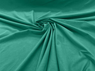 Mint 58/60" Wide Cotton Jersey Spandex Knit Blend 95% Cotton 5 percent Spandex/Stretch Fabric/Costume