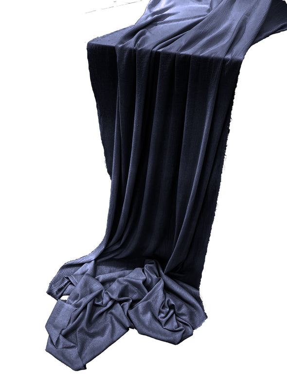 Navy Blue Cotton Gauze Sheer Table Runner for Wedding, Decorations for Birthday Parties, Banquets, Engagements.