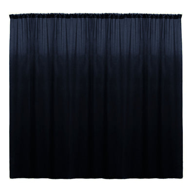 Navy Blue SEAMLESS Backdrop Drape Panel All Size Available in Polyester Poplin Party Supplies Curtains
