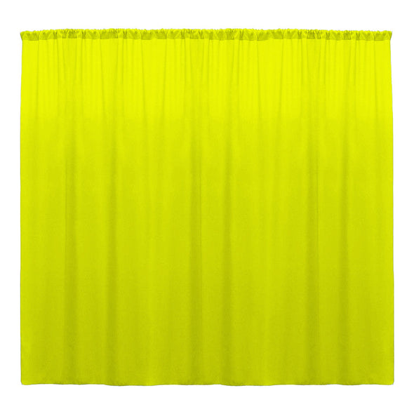 Neon Lime SEAMLESS Backdrop Drape Panel All Size Available in Polyester Poplin Party Supplies Curtains