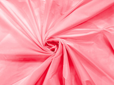 Neon Pink 100% Polyester Imitation Silk Taffeta Fabric 55" Wide/Costume/Dress/Cosplay/Wedding
