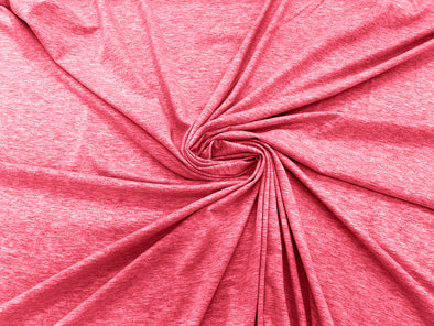 Neon Pink 58/60" Wide Cotton Jersey Spandex Knit Blend 95% Cotton 5 percent Spandex/Stretch Fabric/Costume