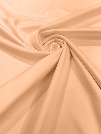 Nude Matte Stretch Lamour Satin Fabric 58" Wide/Sold By The Yard. New Colors
