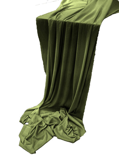 Olive Green Cotton Gauze Sheer Table Runner for Wedding, Decorations for Birthday Parties, Banquets, Engagements.