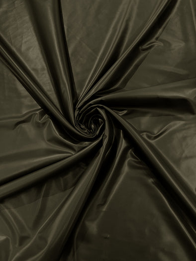 Olive Green Spandex Matte PU Vinyl Fabric-56 Inches Wide-(Matte Latex Stretch) - Sold By The Yard