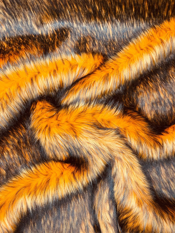 Husky Faux Fur 2 TONE (by the yard)