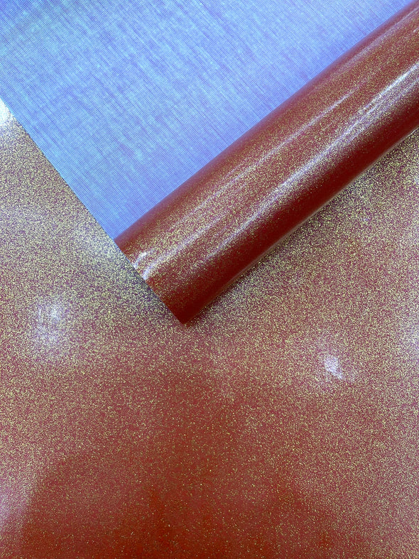 Sparkle Glitter Upholstery Vinyl Fabric / Crafting Apparel Upholstery Vinyl Fabric 54" Wide.