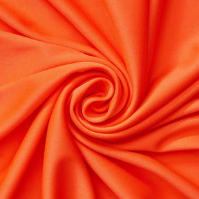 Orange Polyester Knit Interlock Mechanical Stretch Fabric 58"/60"/Draping Tent Fabric. Sold By The Yard.