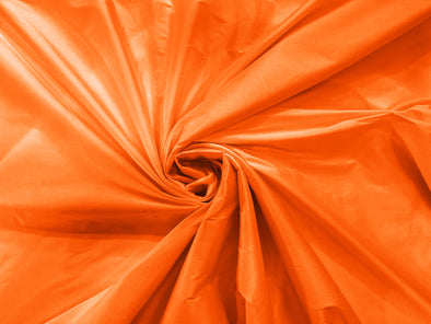 Orange 100% Polyester Imitation Silk Taffeta Fabric 55" Wide/Costume/Dress/Cosplay/Wedding