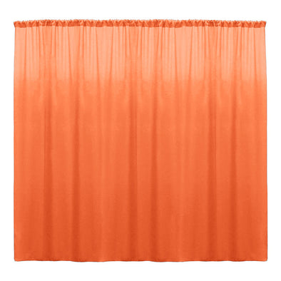 Orange SEAMLESS Backdrop Drape Panel All Size Available in Polyester Poplin Party Supplies Curtains