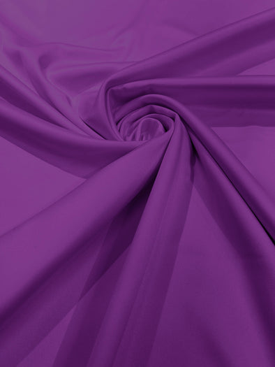 Orchid Matte Stretch Lamour Satin Fabric 58" Wide/Sold By The Yard. New Colors