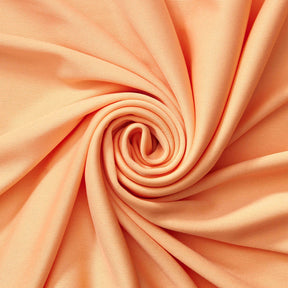 Peach Polyester Knit Interlock Mechanical Stretch Fabric 58"/60"/Draping Tent Fabric. Sold By The Yard.