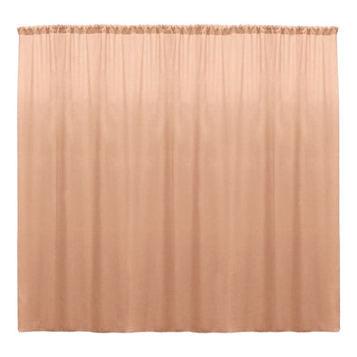 Peach SEAMLESS Backdrop Drape Panel All Size Available in Polyester Poplin Party Supplies Curtains