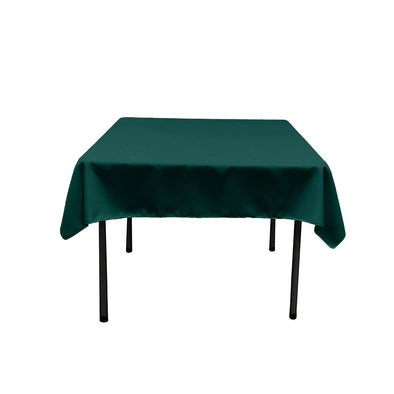 Peacock Square Polyester Poplin Table Overlay - Diamond. Choose Size Below