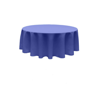 Periwinkle Polyester Poplin Tablecloth Seamless