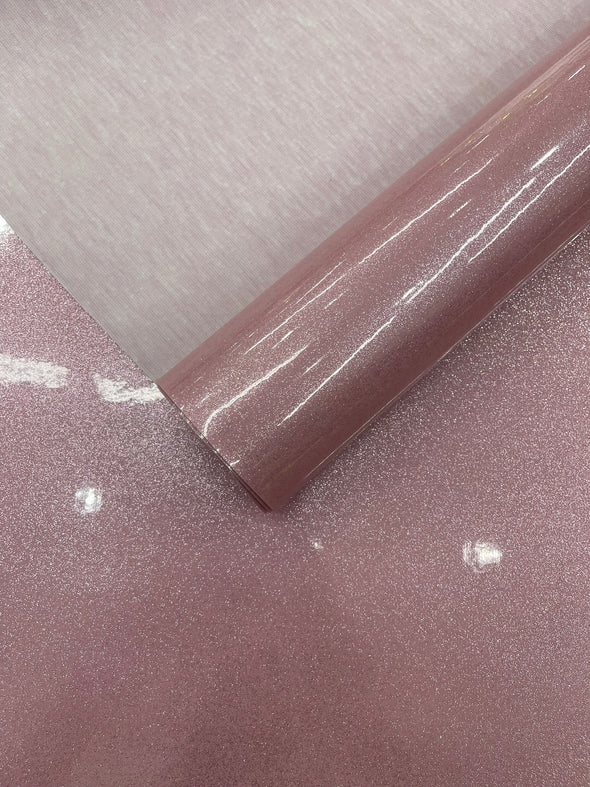 Sparkle Glitter Upholstery Vinyl Fabric / Crafting Apparel Upholstery Vinyl Fabric 54" Wide.