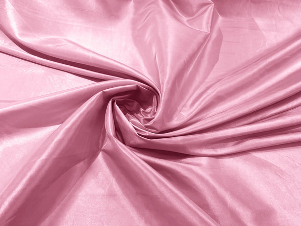 Pink Solid Taffeta Fabric/Taffeta Fabric by The Yard/Apparel, Costume, Dress, Cosplay, Wedding