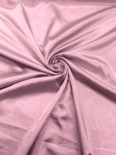 Pink Light Weight Silky Stretch Charmeuse Satin Fabric/60" Wide/Cosplay.