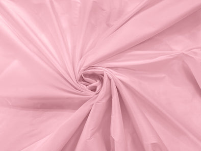 Pink 100% Polyester Imitation Silk Taffeta Fabric 55" Wide/Costume/Dress/Cosplay/Wedding