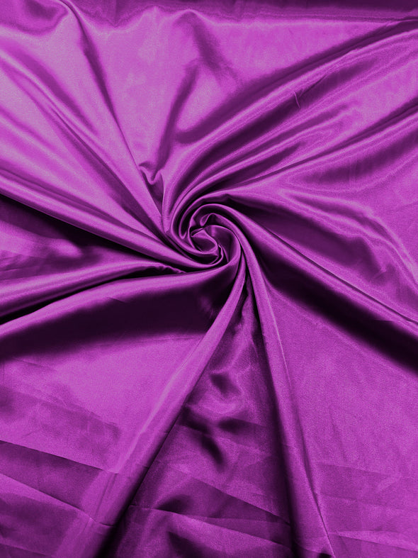 Pucci Fuchsia Light Weight Silky Stretch Charmeuse Satin Fabric/60" Wide/Cosplay.