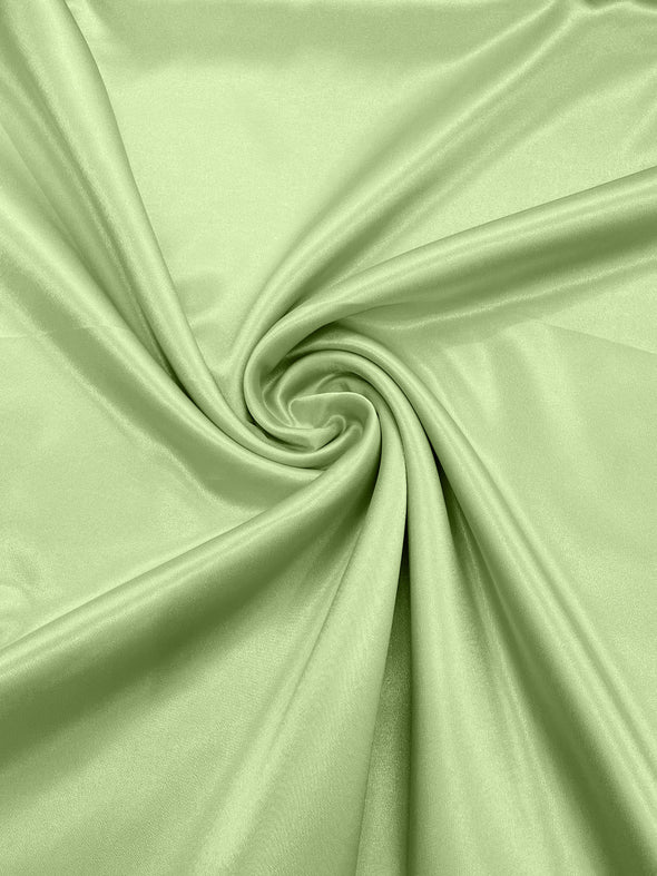 Pucci Lime Crepe Back Satin Bridal Fabric Draper/Prom/Wedding/58" Inches Wide Japan Quality