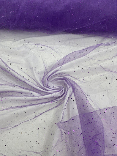 Purple Glitter tulle sequins / tulle glitter for dresses/ mesh glitter fabric/ costume fabric/ wholesale