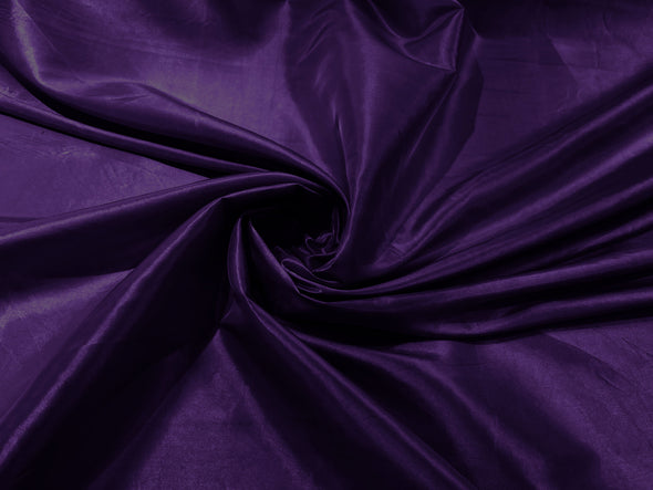Purple Solid Taffeta Fabric/Taffeta Fabric by The Yard/Apparel, Costume, Dress, Cosplay, Wedding