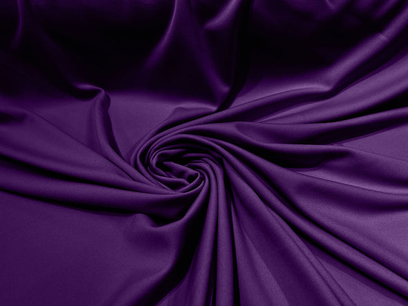 Purple 59/60" Wide 100% Polyester Wrinkle Free Stretch Double Knit Scuba Fabric/cosplay/costumes