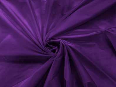 Purple 100% Polyester Imitation Silk Taffeta Fabric 55" Wide/Costume/Dress/Cosplay/Wedding