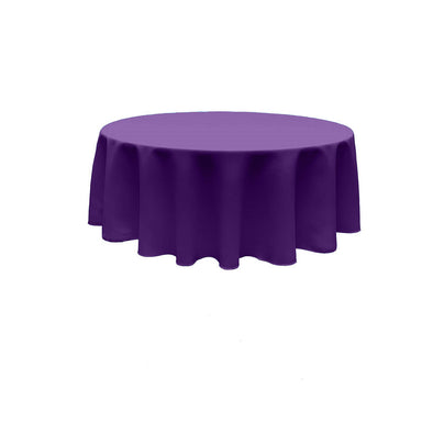 Purple Polyester Poplin Tablecloth Seamless