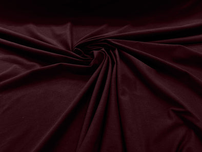 Raisin 58/60" Wide Cotton Jersey Spandex Knit Blend 95% Cotton 5 percent Spandex/Stretch Fabric/Costume