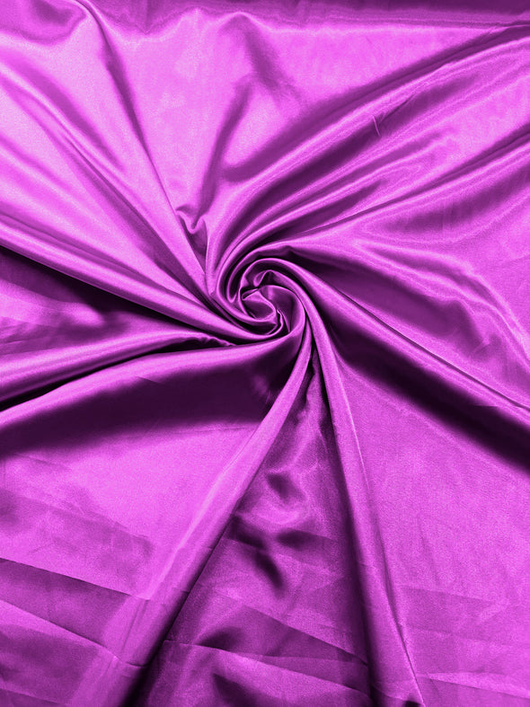 Raspberry Light Weight Silky Stretch Charmeuse Satin Fabric/60" Wide/Cosplay.