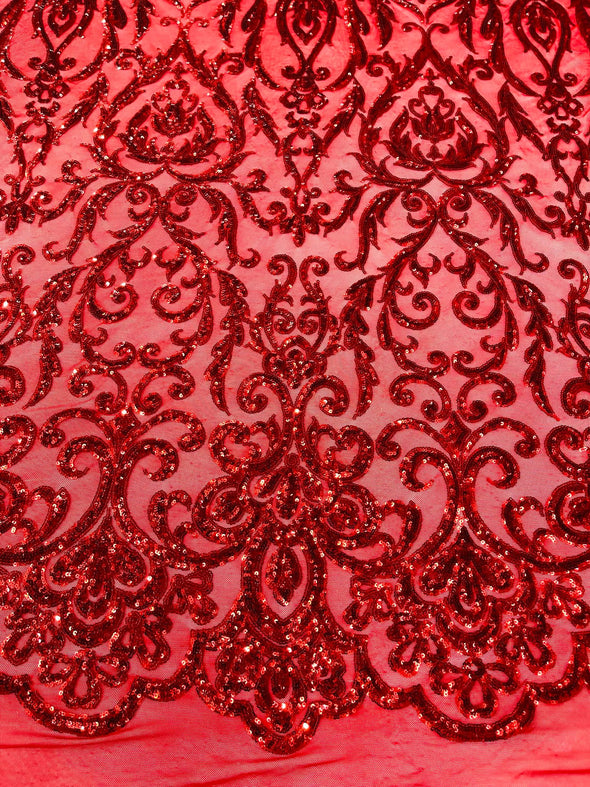 KING DAMASK SEQUIN (By The Yard)