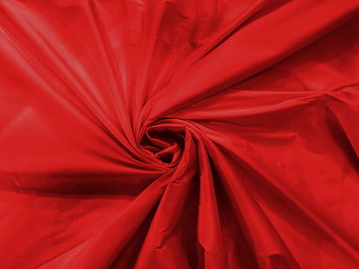 Red 100% Polyester Imitation Silk Taffeta Fabric 55" Wide/Costume/Dress/Cosplay/Wedding