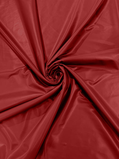 Red Spandex Matte PU Vinyl Fabric-56 Inches Wide-(Matte Latex Stretch) - Sold By The Yard