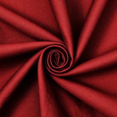 Red Cotton Twill Fabric | 58'' Wide/Cotton/Medium Weight/Clothing/Denim/Dress | Jackets/Pants/Weave