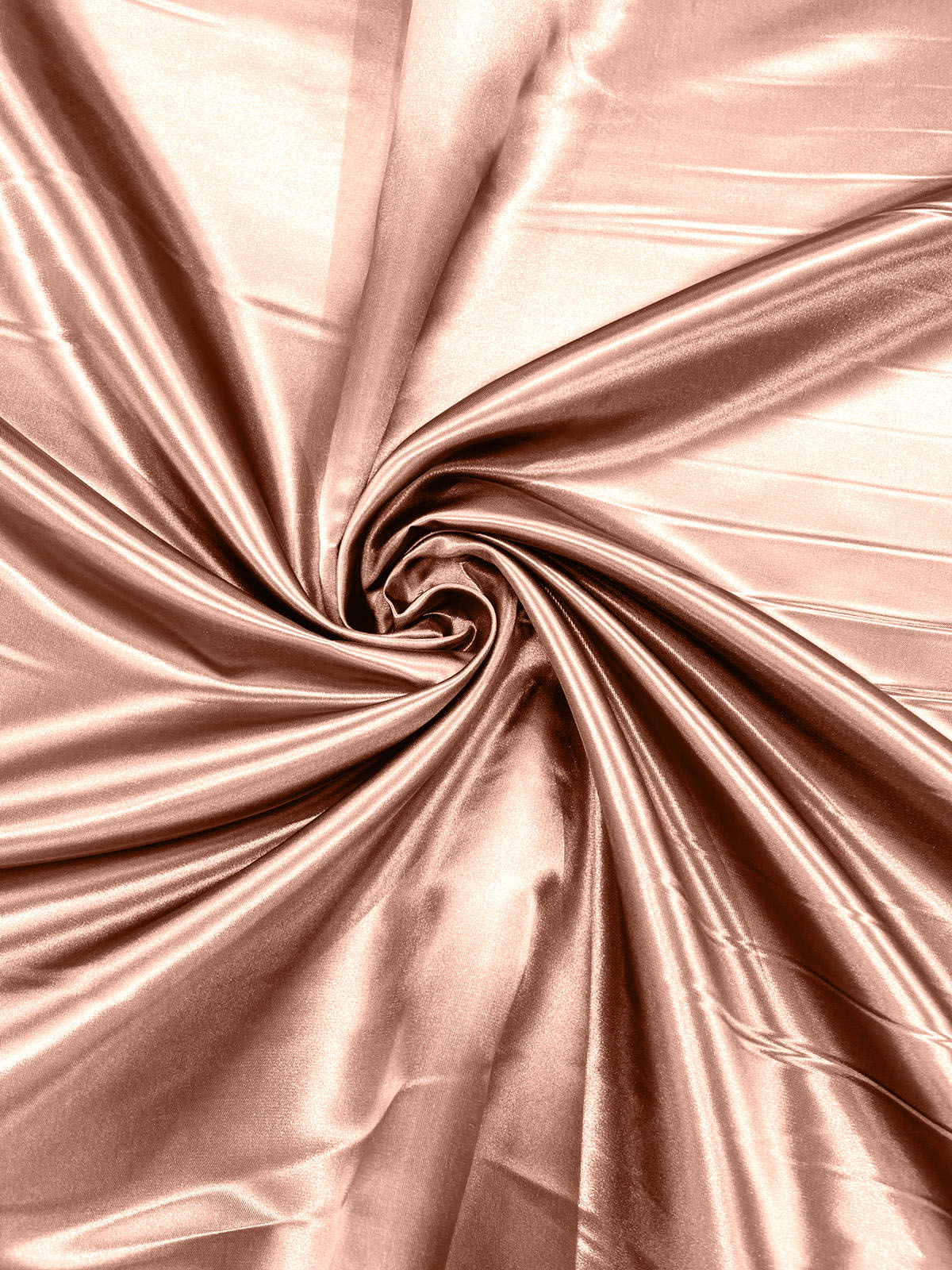 Rose Gold Heavy Shiny Bridal Satin Fabric for Wedding Dress, 60" inche Backdrop King Inc Rose Gold Heavy Shiny Bridal Satin Fabric for Wedding Dress, 60" inche Backdrop King Inc
