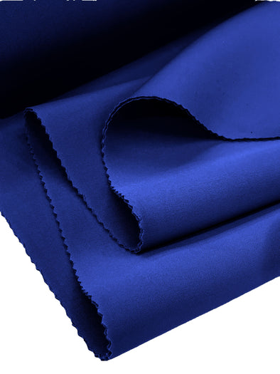 Royal Blue Neoprene Scuba Super Techno Fabric, 2mm Thick, Solid Colors, Sold by The Yard.