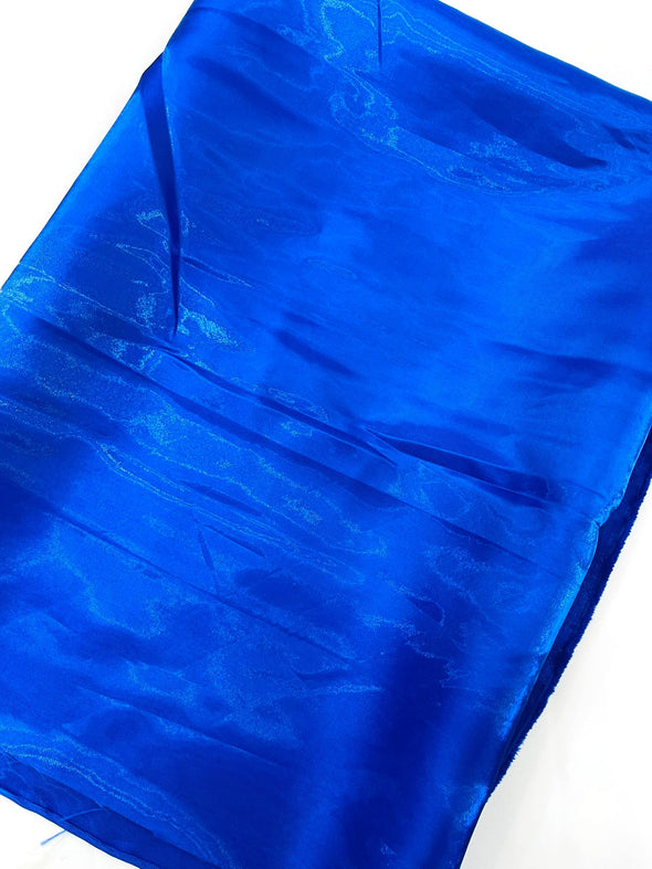 Royal Blue Bridal Liquid Satin Fabric-Glossy Satin-58” Wide-Prom.